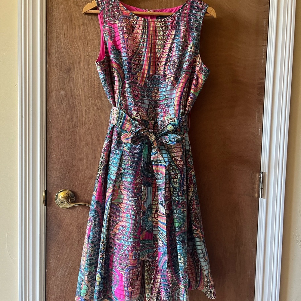 Tommy Hilfiger Vibrant Paisley Midi Dress